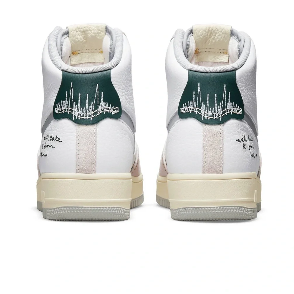 Nike womans Air Force 1 Spcult Sneakers White And Multi - Picture 4 of 4